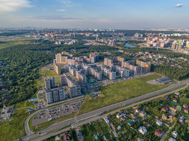 Планировка однокомнатной(квартира) площадью 38 квадратных метров в “ЖК ЭкоБунино (Южное Бунино)”