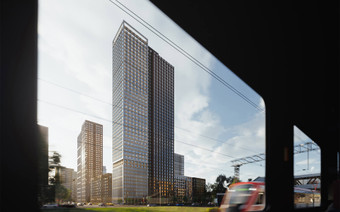 Вид на ЖК “Страна Заречная”