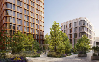 Озеленение в ЖК "Садовническая 69"