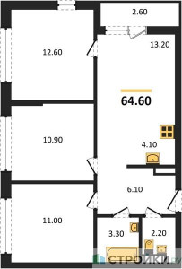 Планировка квартиры, ID 243379