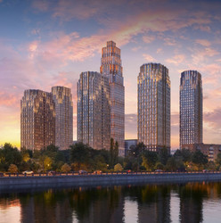 Планировка 4+ комнатной(квартира) площадью 117.4 квадратных метров в ЖК “ЖК Era (Эра)”