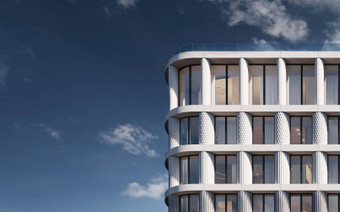 Верхние этажи ЖК “Никитский 6”