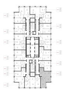 Планировка двухкомнатной(квартира) площадью 54 квадратных метров в “ЖК СЕТ”