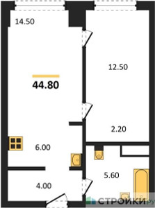 Планировка квартиры, ID 527728