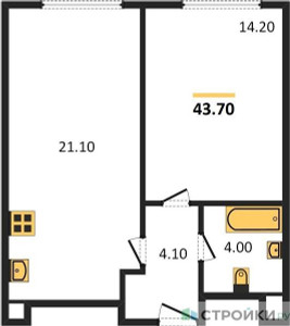 Планировка квартиры, ID 268068