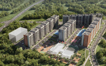 ЖК "Егорово Парк" с высоты птичьего полета