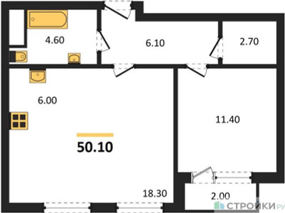 Планировка квартиры, ID 489164