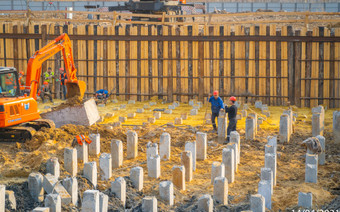 Этап фундамента ЖК «Зелёная вертикаль»