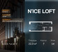 Планировка студии(апартаменты) площадью 22.3 квадратных метров в “ЖК N’ICE LOFT (Найс Лофт)”