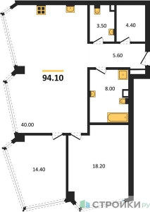 Планировка квартиры, ID 305137
