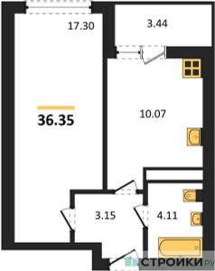 Планировка квартиры, ID 475974