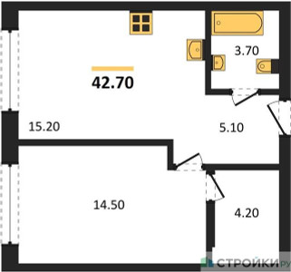 Планировка квартиры, ID 281416