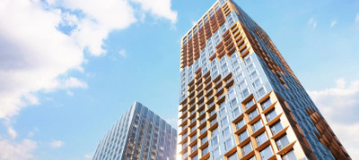 Планировка трехкомнатной(квартира) площадью 60.6 квадратных метров в ЖК “ЖК Левел Мичуринский”