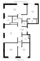 Планировка 4+ комнатной(квартира) площадью 128.25 квадратных метров в “ЖК City bay (Сити Бэй)”