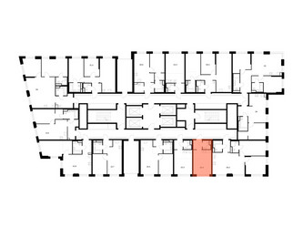 Планировка студии(квартира) площадью 20.4 квадратных метров в ЖК “ЖК 2-й Иртышский”