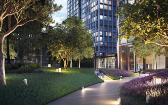 Придомовая территория ЖК “Prime Park”