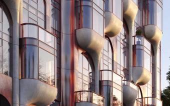 Фасад ЖК “Саввинская 27”