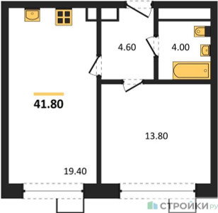 Планировка квартиры, ID 420173