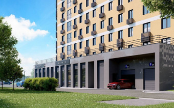 Выезд из подземного паркинга