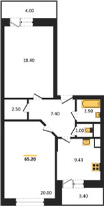 Планировка квартиры, ID 183246