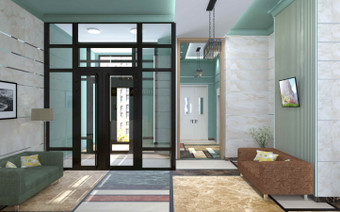 входная группа ЖК Нормандия