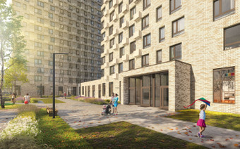 Территория ЖК "Волоколамское 24"