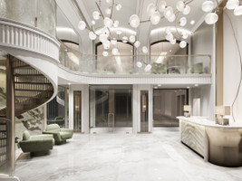 Лобби в  Клубном Доме “Обыденский 1”