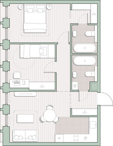 Планировка квартиры, ID 547325