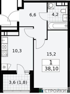 Планировка квартиры, ID 243052