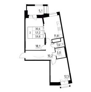 Планировка квартиры, ID 202734