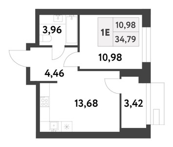 Планировка квартиры, ID 497213