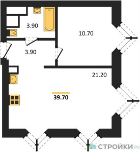Планировка квартиры, ID 350419