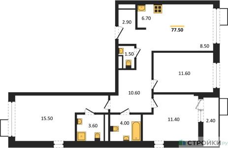 Планировка квартиры, ID 311045