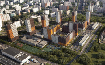 Панорама ЖК "Полярная 25"