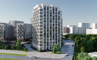 Корпус в ЖК "Новые Ватутинки"