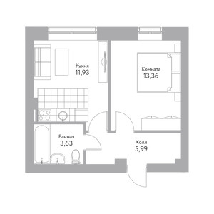 Планировка квартиры, ID 547556