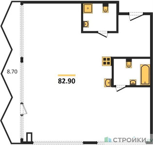 Планировка квартиры, ID 105143