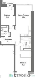 Планировка квартиры, ID 326781