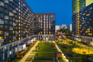 ЖК “Мещерский Лес” в вечернее время