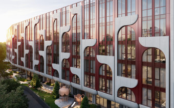 Фасад и остекление в ЖК “Саввинская 27”