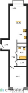 Планировка квартиры, ID 422590