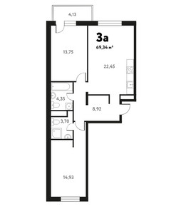 Планировка квартиры, ID 317142