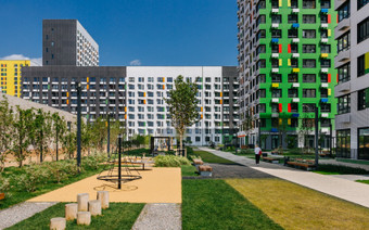 Зона отдыха в ЖК "Бунинские луга"