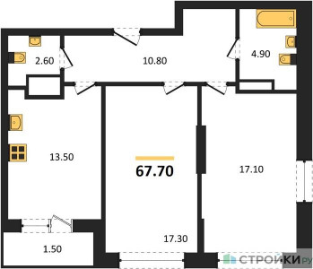 Планировка квартиры, ID 548854