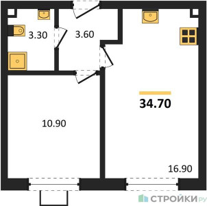 Планировка квартиры, ID 432756