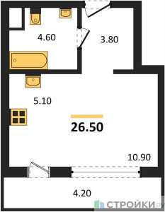 Планировка квартиры, ID 410812