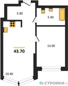 Планировка квартиры, ID 527411
