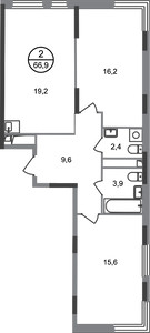 Планировка квартиры, ID 521818