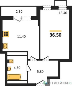 Планировка квартиры, ID 268897