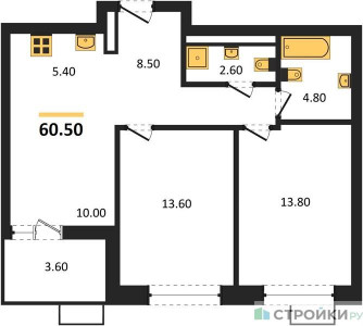 Планировка квартиры, ID 253536